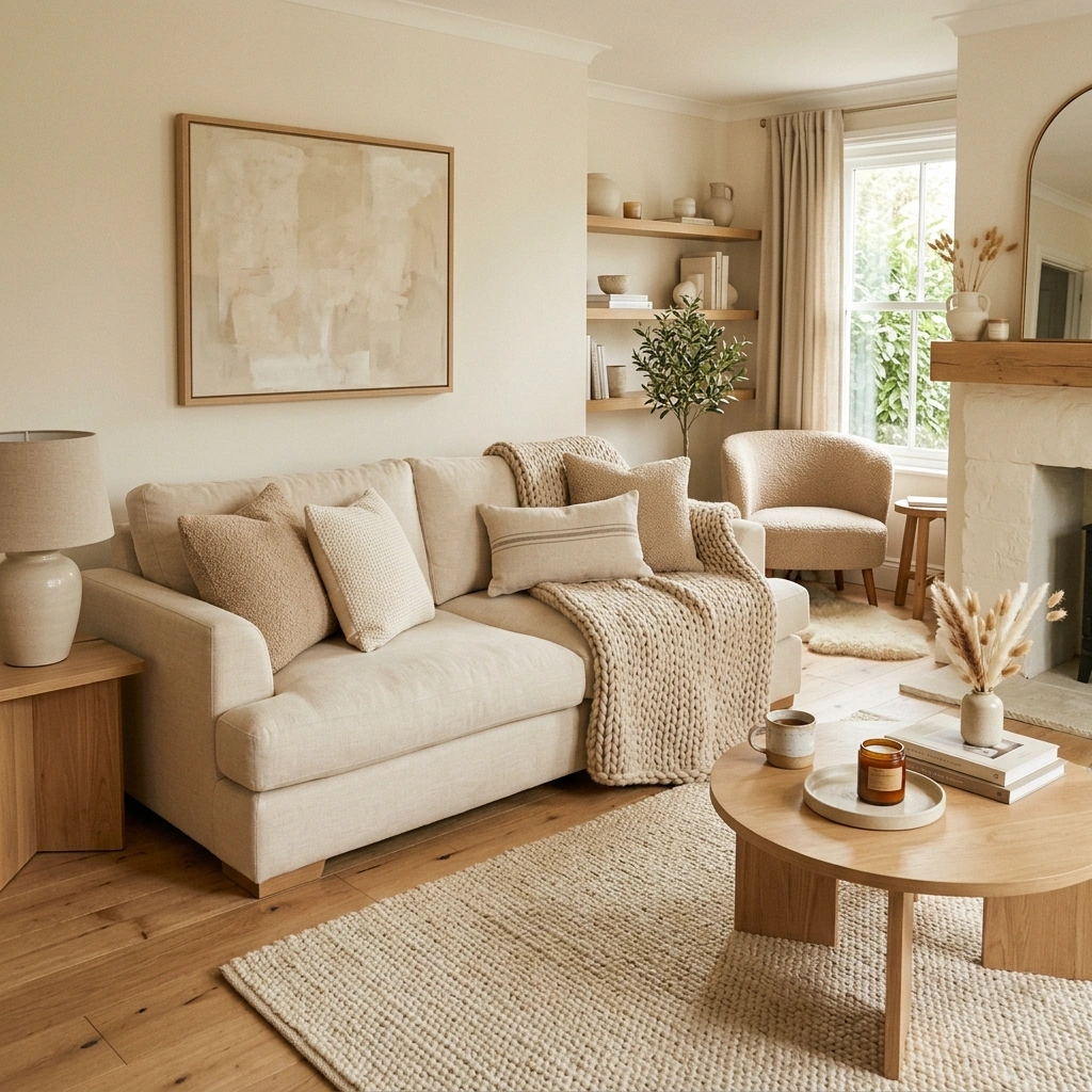 Monochromatic Neutrals with Richly Textured Fab...