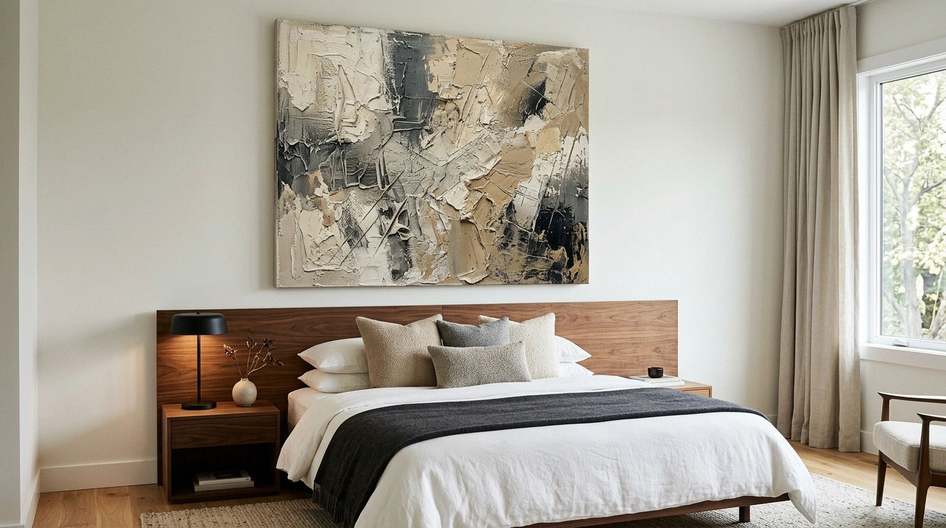 Large-Scale Minimalist Abstract Canvas Art