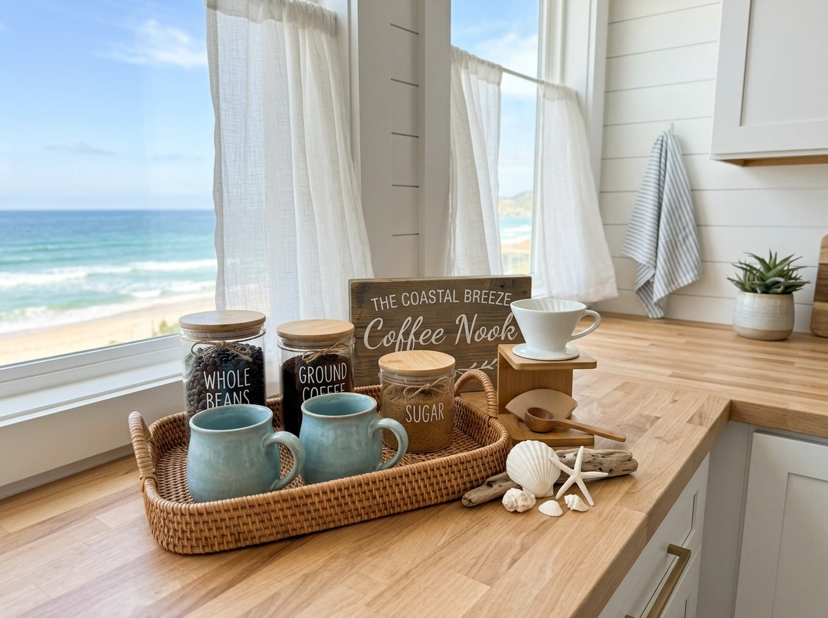 The Coastal Breeze Coffee Nook