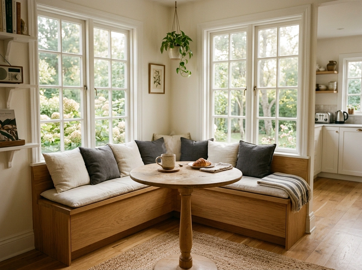 The Low-Profile Cozy Breakfast Nook