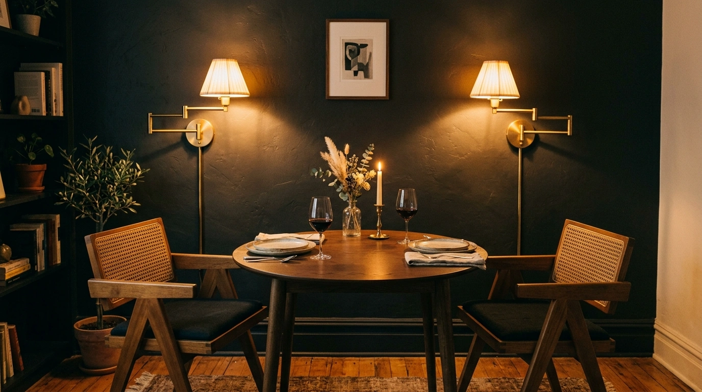 Wall Sconces Instead of Floor Lamps