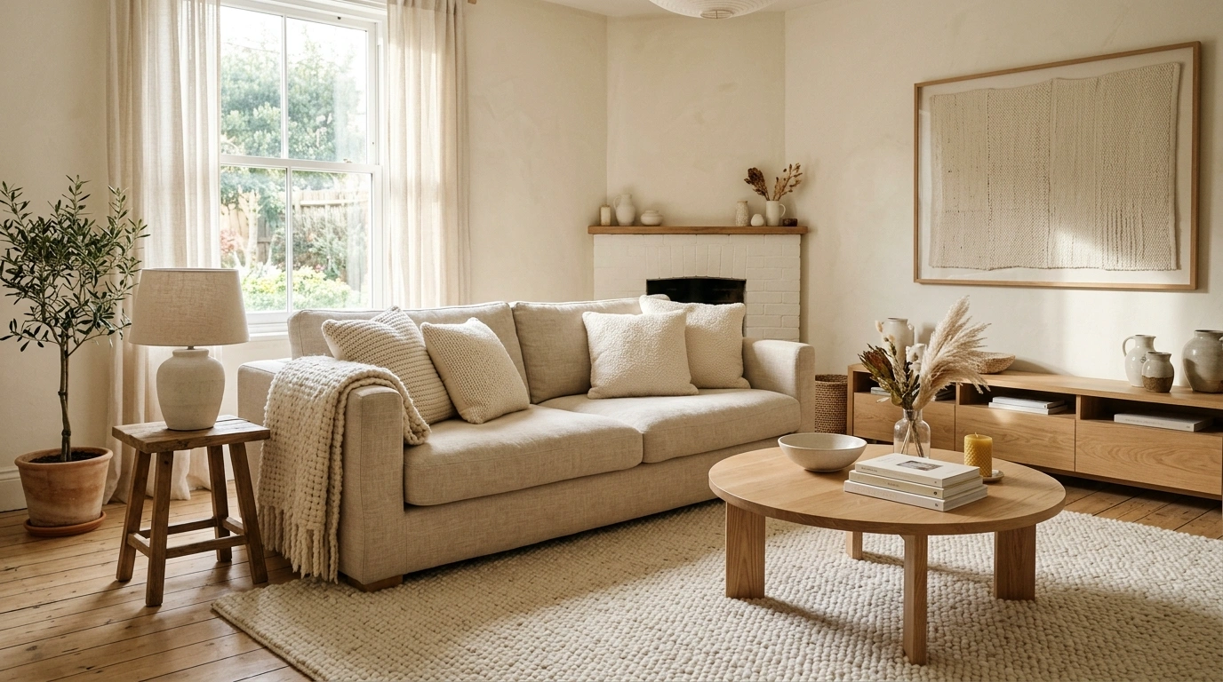 Warm Off-White and Cream Color Palette