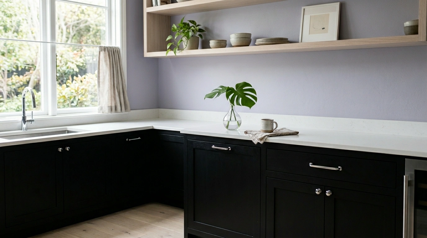 Black and Lavender Mist