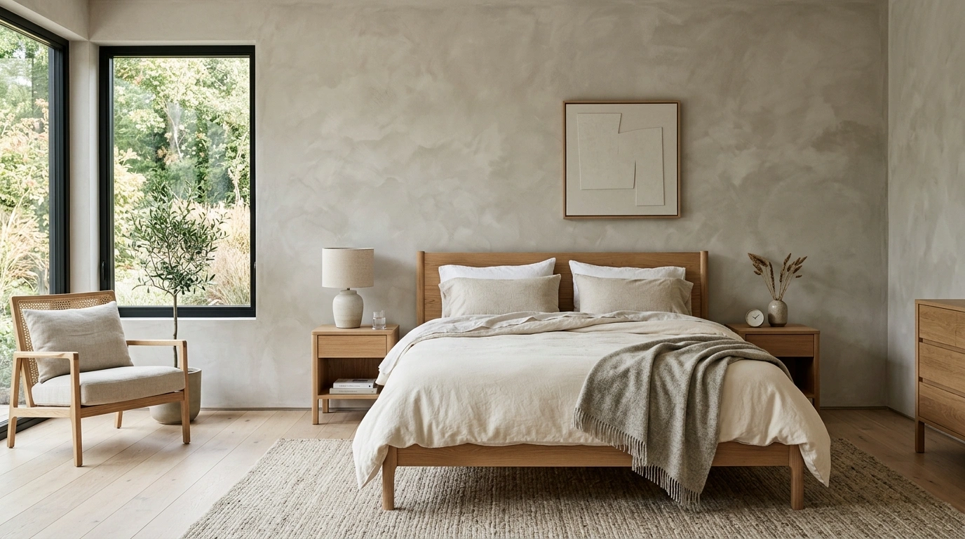 Deep Plaster Finish Walls for Organic Texture
