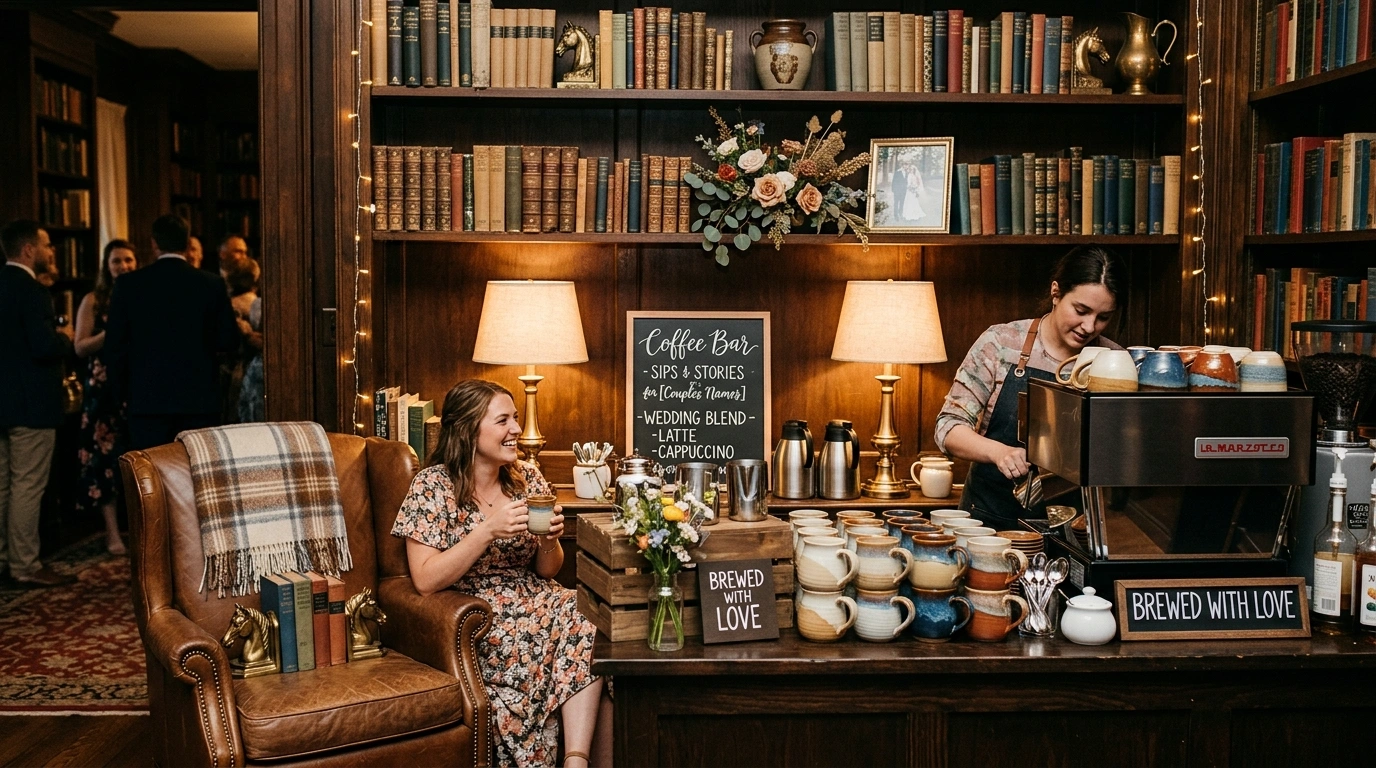 The Book Nook Coffee Corner