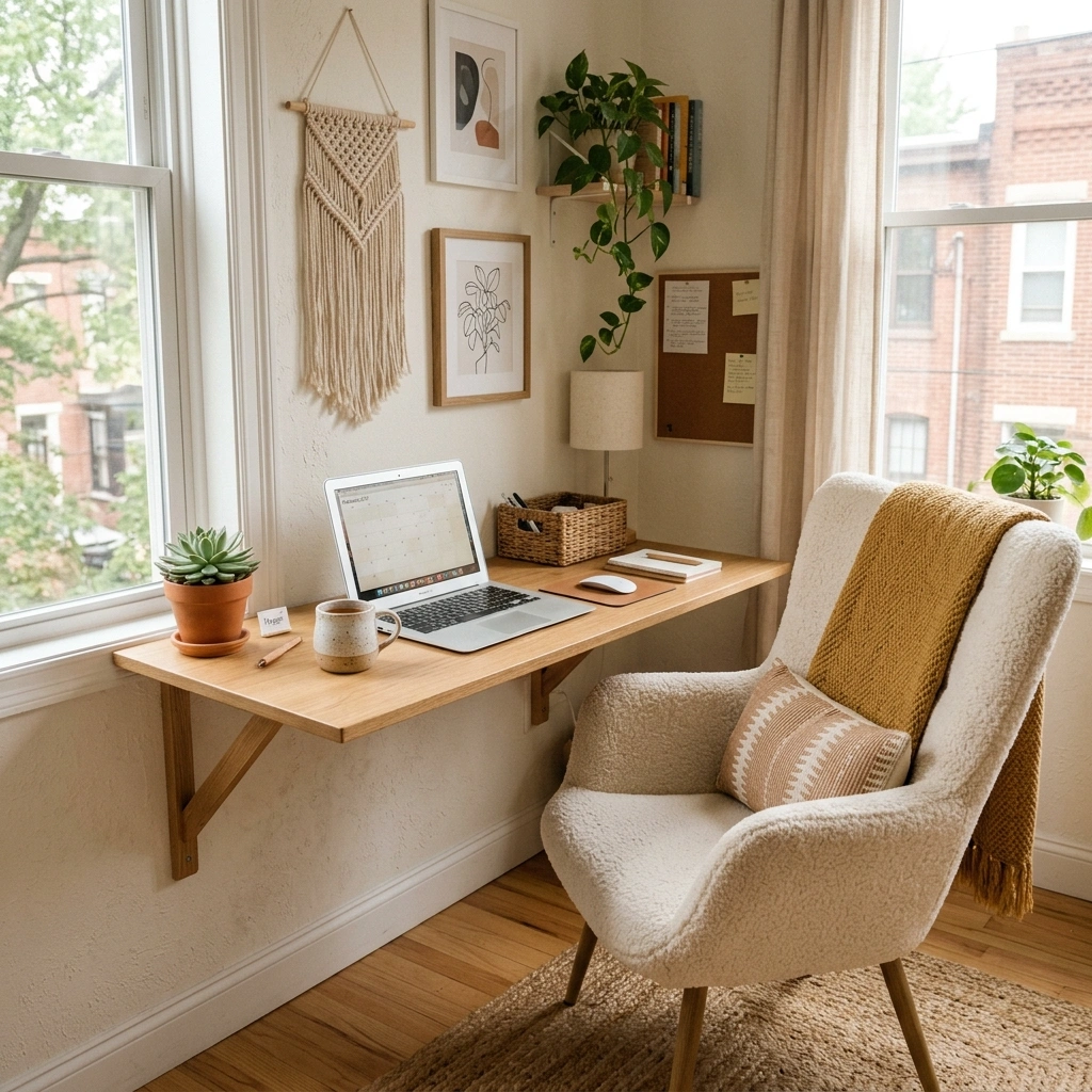 The Dual-Purpose "Clutter-Free" Workspace