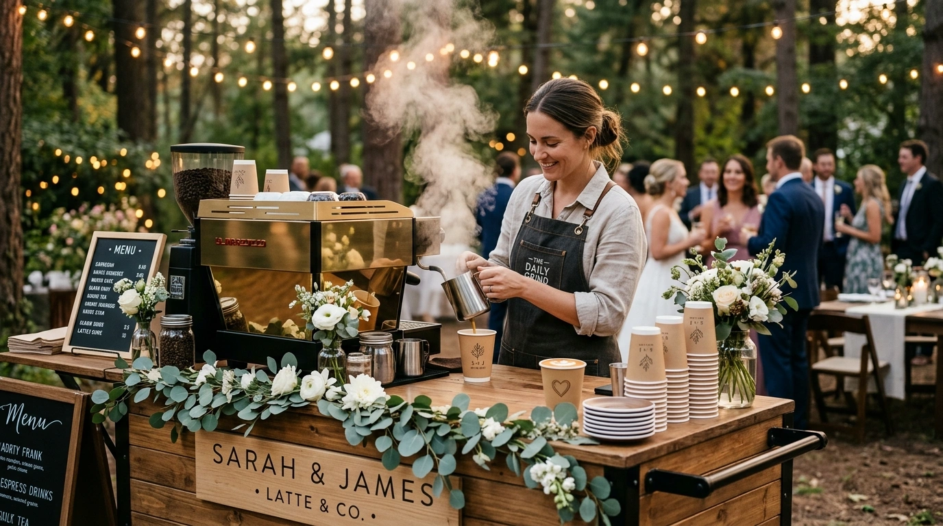The Mobile Espresso Cart with Baristas