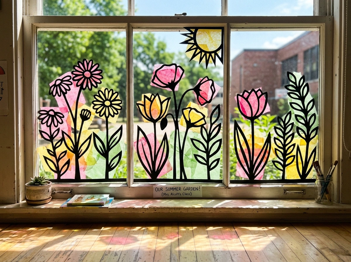 The Giant Watercolor Suncatcher Garden
