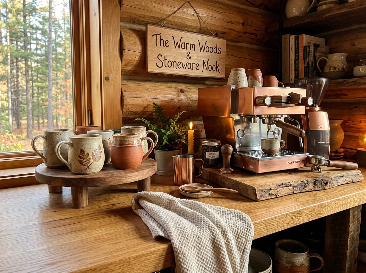 The Warm Woods & Stoneware Nook