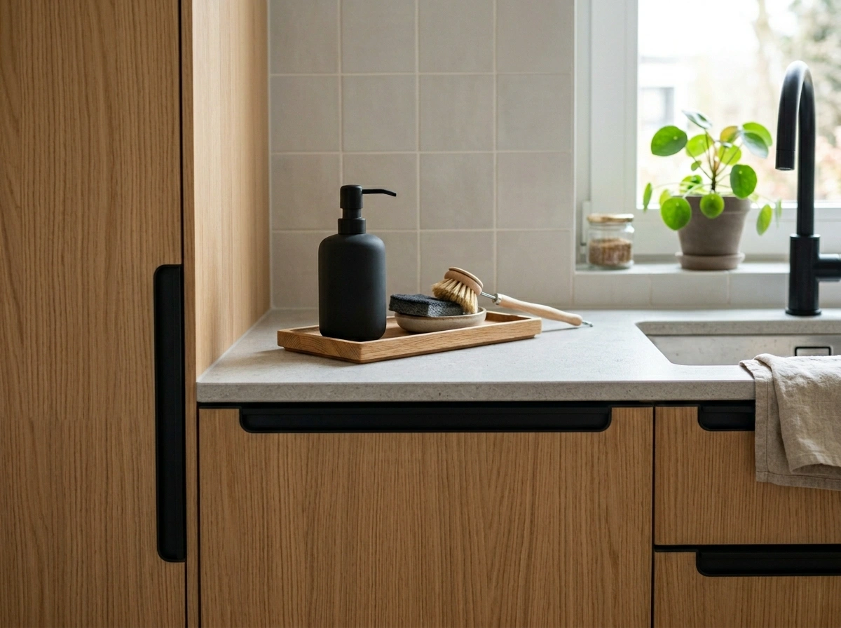 The Light Oak and Matte Black Balance