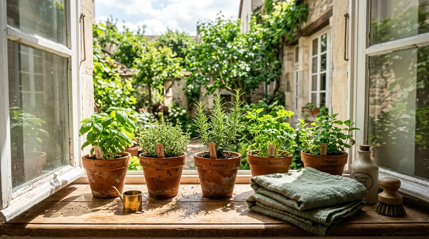 Soft Terracotta & Sage Green