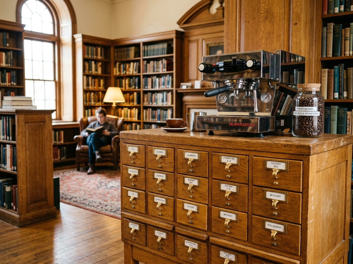 The Classic Library Card Catalog Cabinet