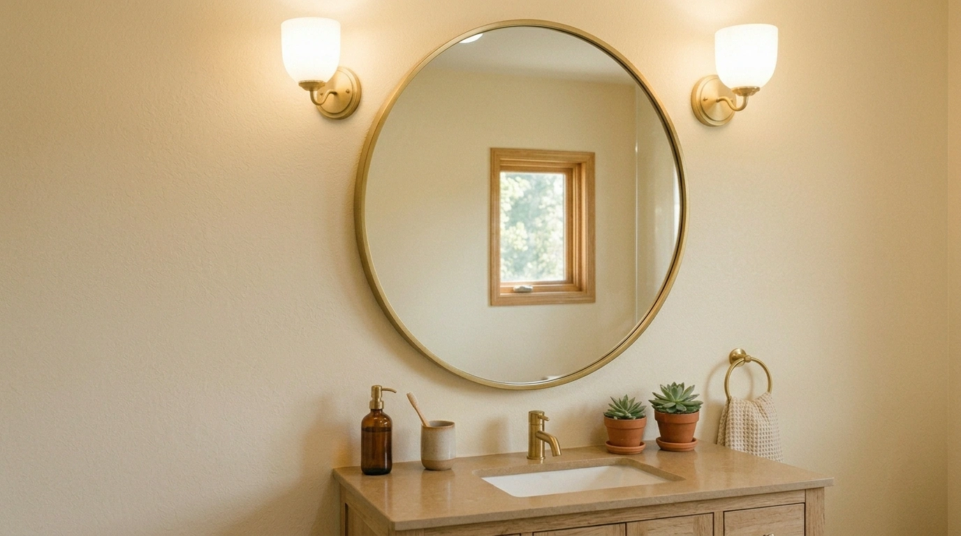 Oversized Strategically Placed Mirrors
