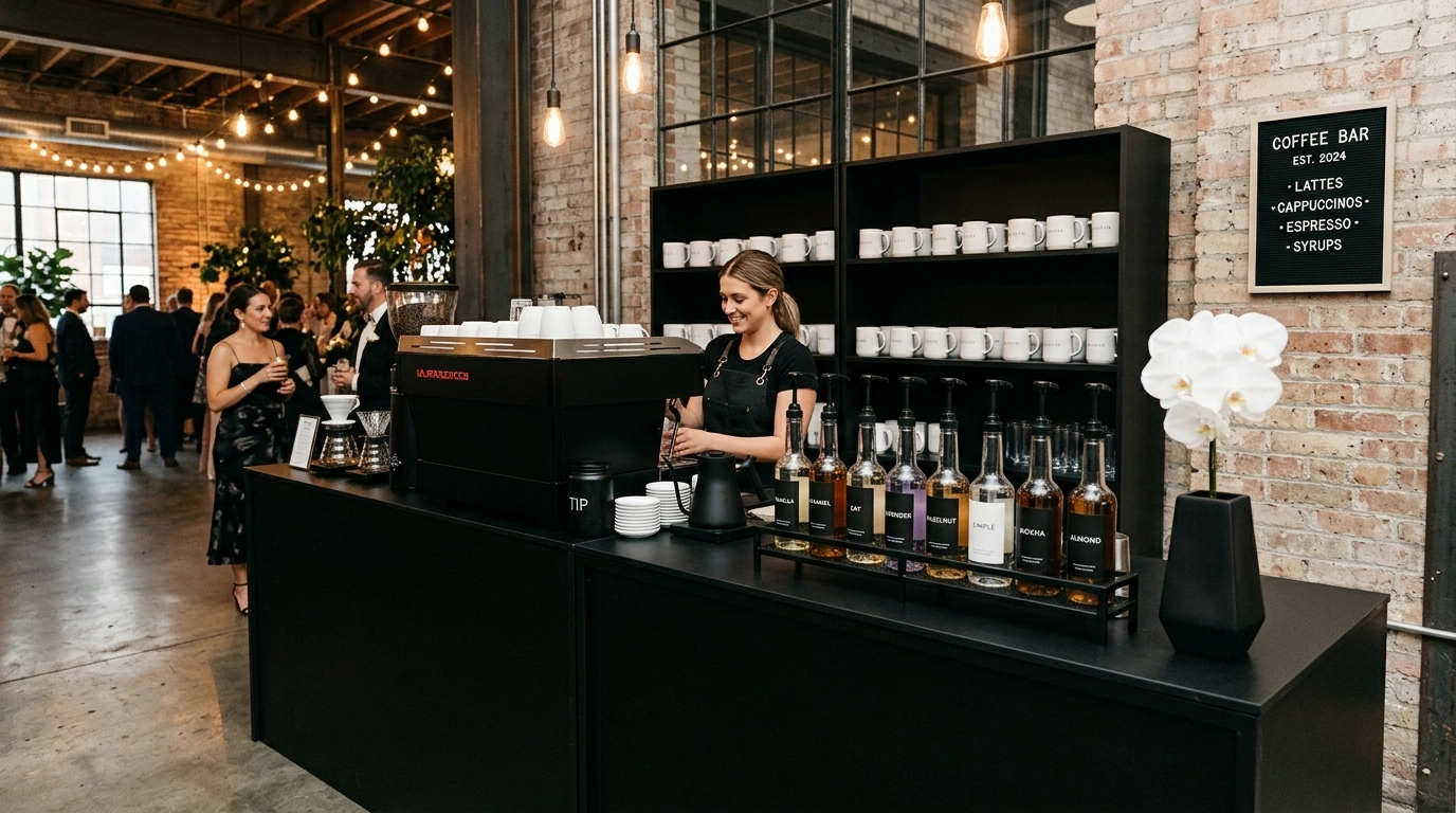 The Modern Sleek Monochrome Bar