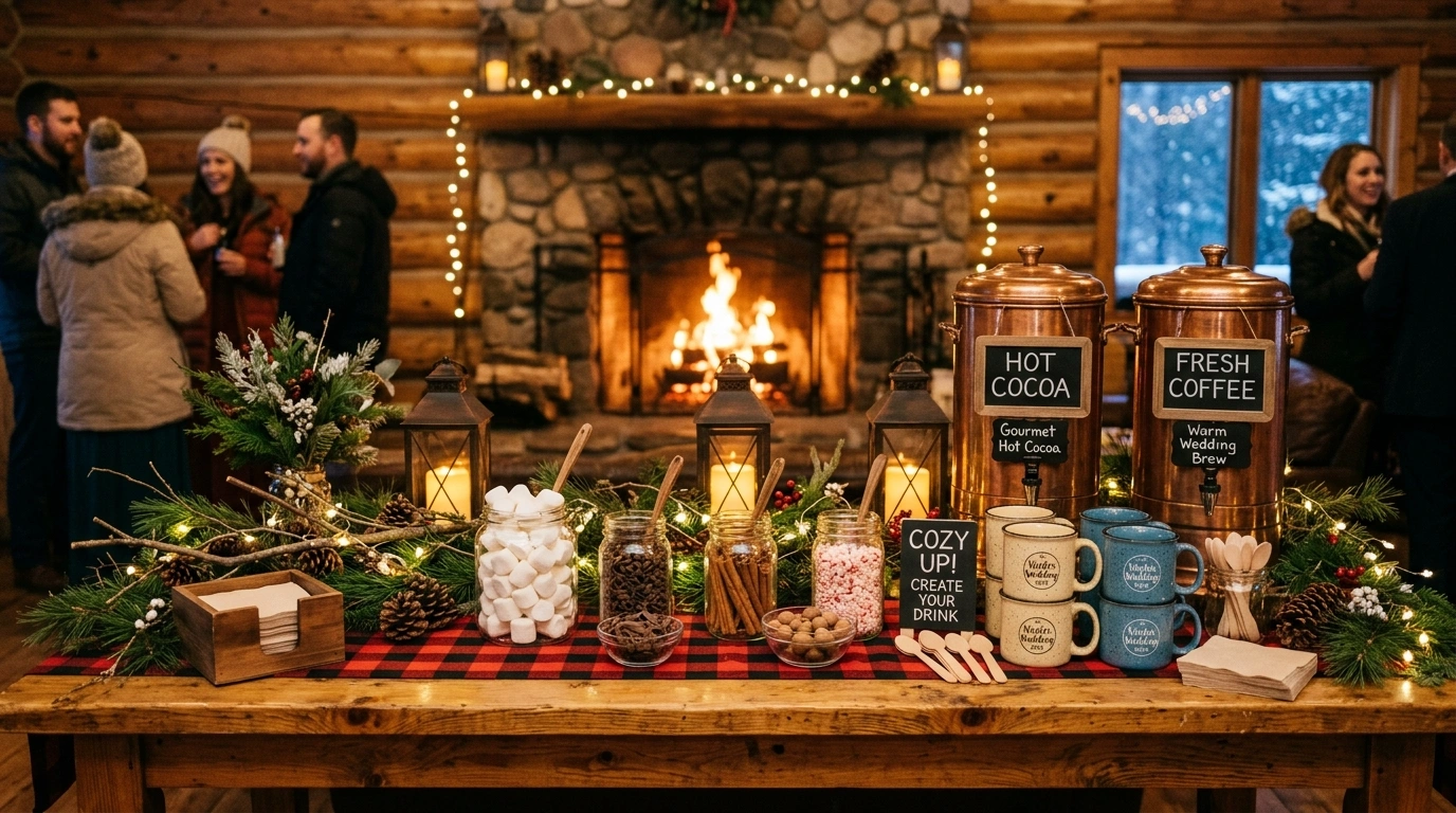 The Cozy Cabin Hot Cocoa & Coffee Bar