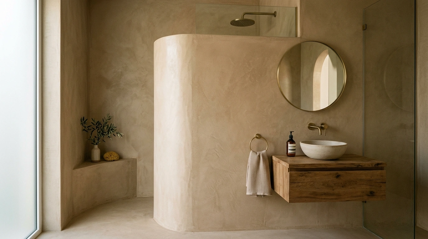 High-End Monolithic Plaster Walls (Microcement)