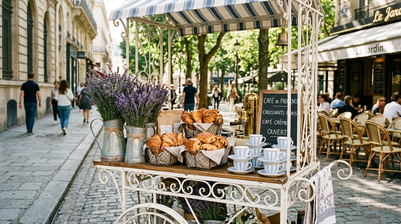 French Country Bistro Cart