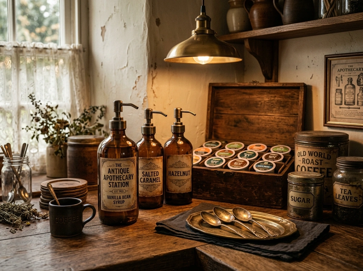 The Antique Apothecary Station