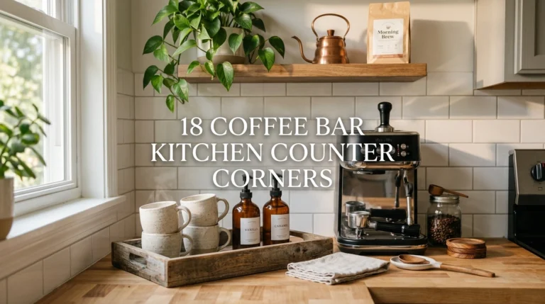 18 Coffee Bar Kitchen Counter Corner Ideas You’ll Want to Copy