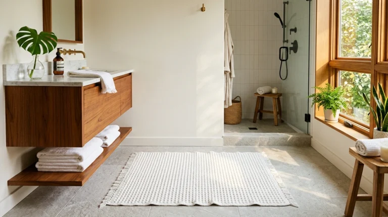 11 Tropical Bathroom Decor Ideas Worth Saving Right Now for a Cozy, Resort-Style Oasis