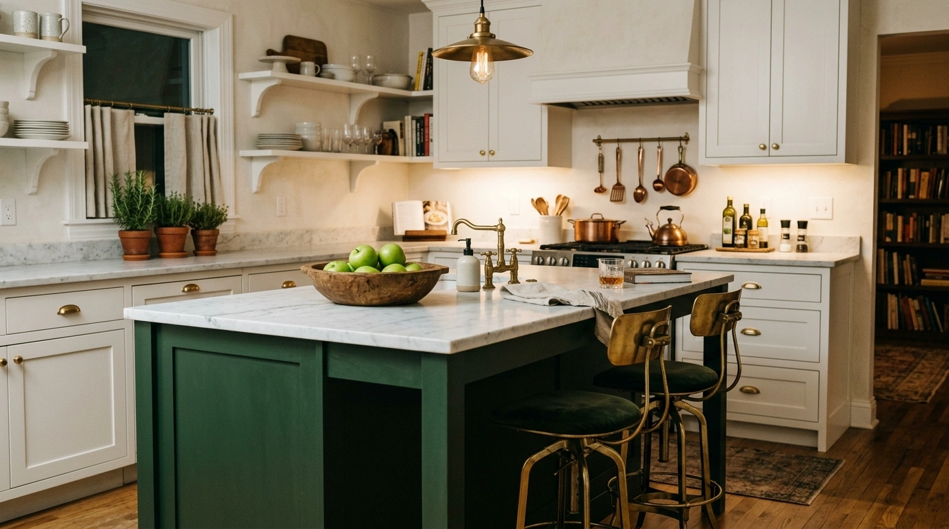Dusty Blush and Antique Brass