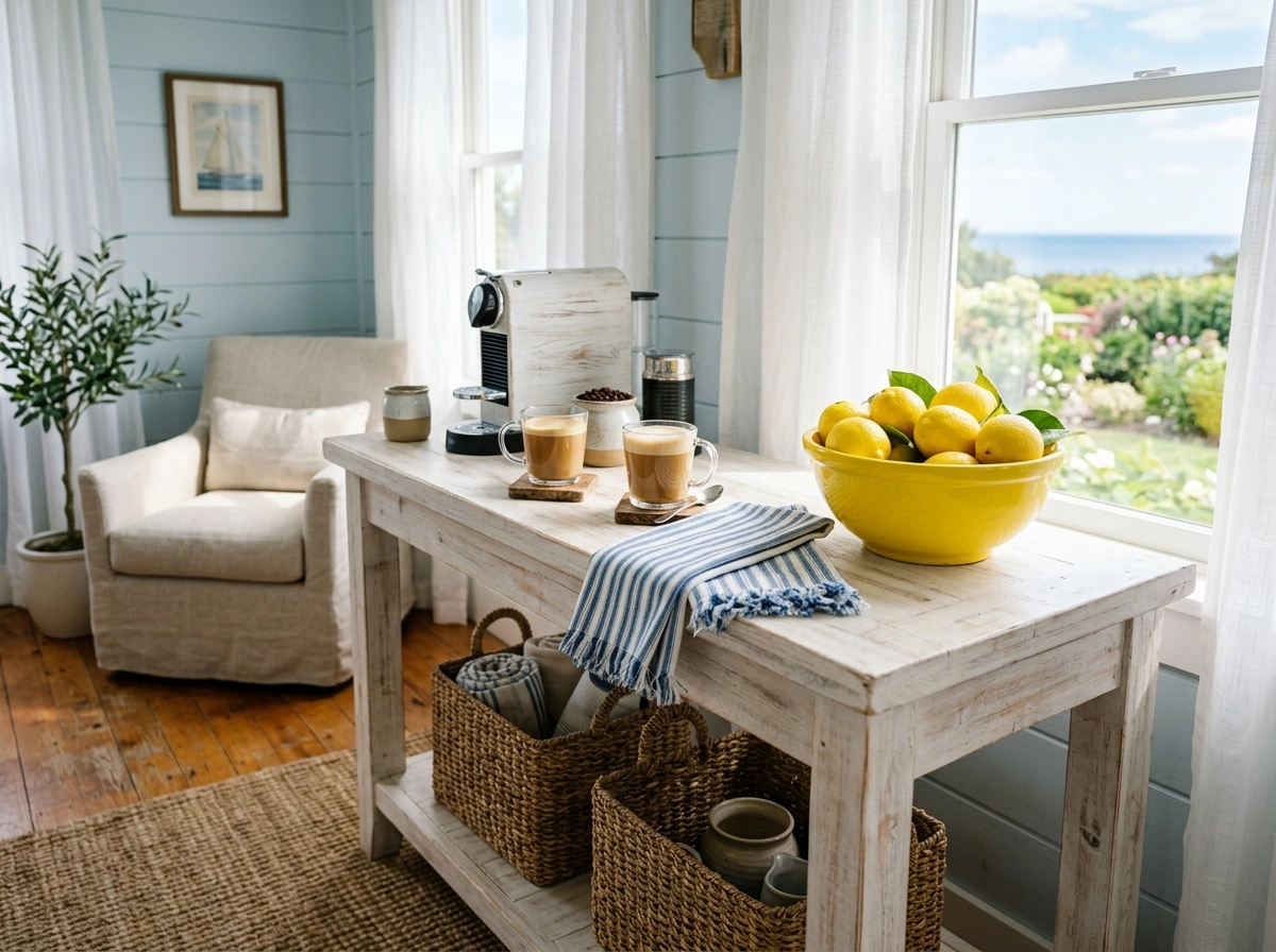The Coastal Cottage Morning Station