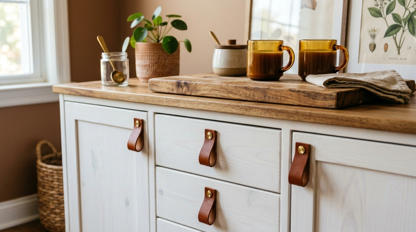 The Leather Handle Drawer Pull Station