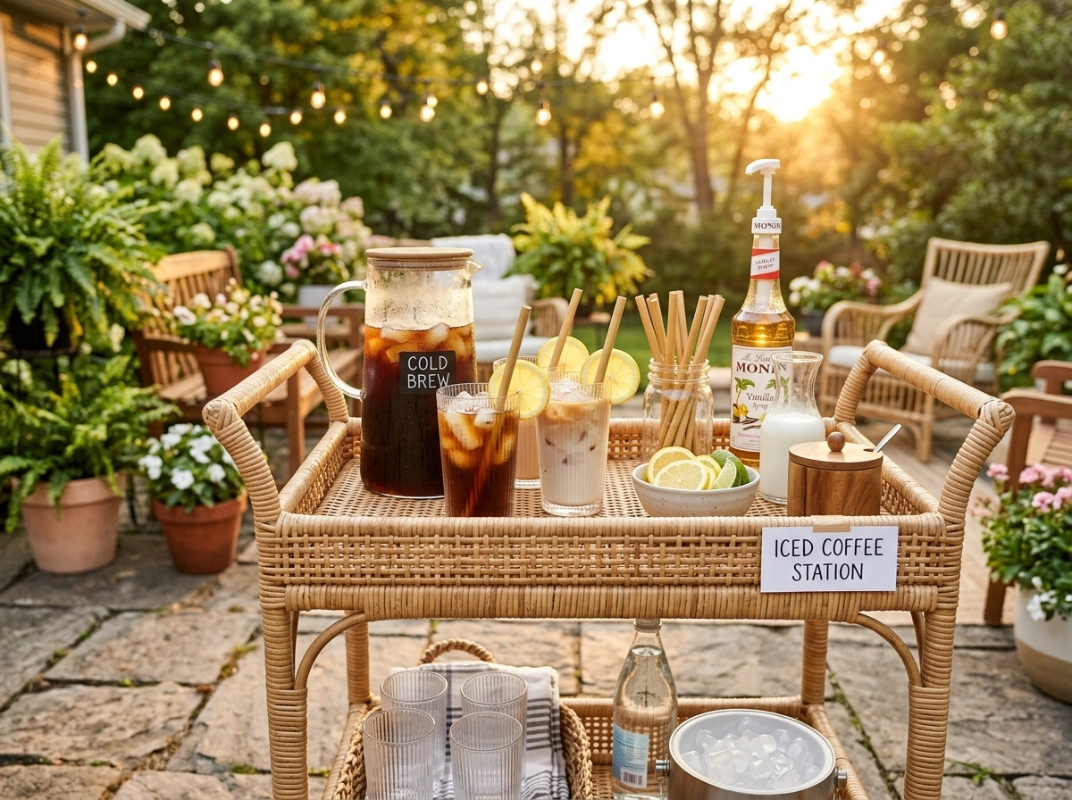 The Al Fresco Summer Sunset Coffee Cart