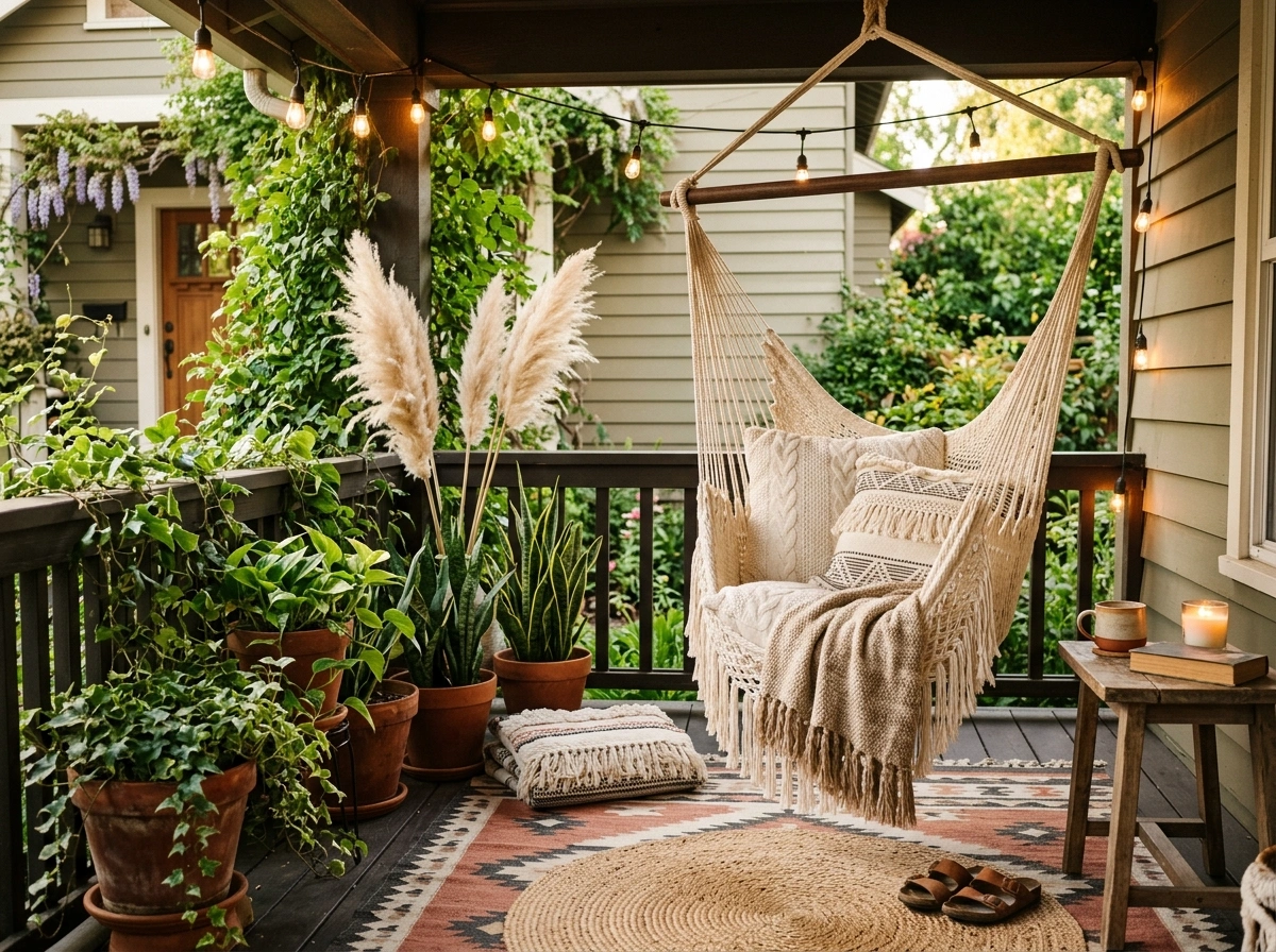 The Boho Sunroom Vibe
