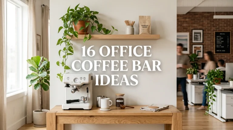 16 Office Coffee Bar Ideas Worth Saving Right Now to Upgrade Your Workday
